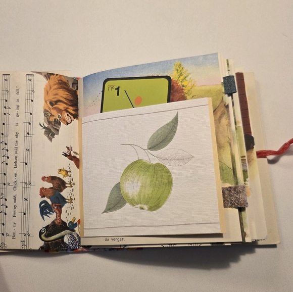 Tortillou Little Golden Book Handmade Decorated Junk Journal - Picture 4 of 13